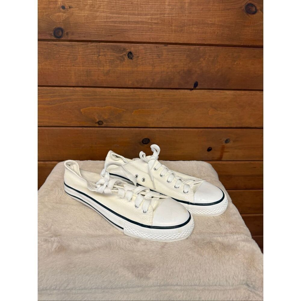 All Sport White canvas Sneakers Sz 43 (12.5)NWOT